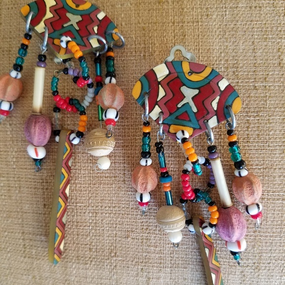 Earrings trible clips - Picture 1 of 2